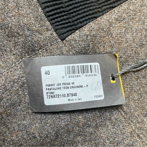 Fendi Ski Trousers Women size 40 / US 4 new with tags brown black - Picture 5 of 13